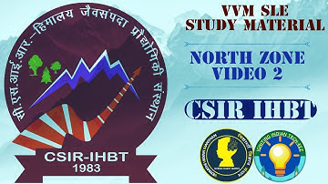 VVM SLE 2021-22 || NORTH ZONE Video 2 || CSIR IHBT || Igniting Indian Tech-eez