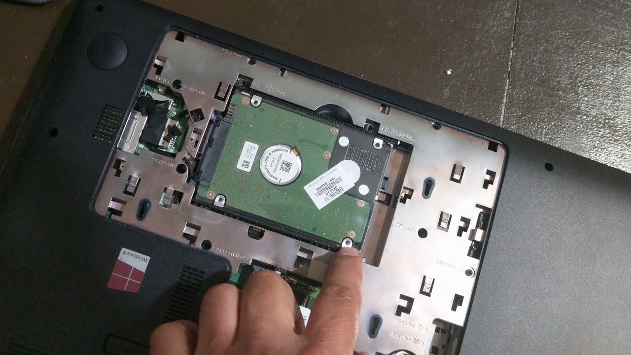 HP Pavilion 17 Notebook hard drive removal YouTube