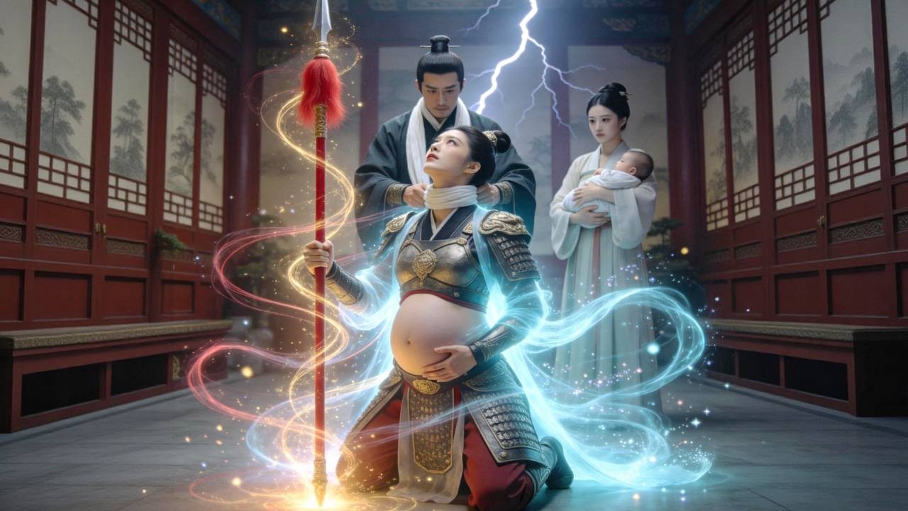 懷胎十月，百戰女將難產而死，渣夫用白綾勒她祭劍，怎料她魂入輪迴重生死後第六年；六年後她從小卒殺回權力頂端，成天下兵權之主、滅渣夫滿門 #大女主 #爽劇 #逆襲 #親情 #復仇