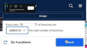 Interpret change in exponential models : Khan Academy