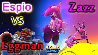 Sonic Dash - Espio VS Eggman VS Zazz [Widescreen / Landscape 1080p]