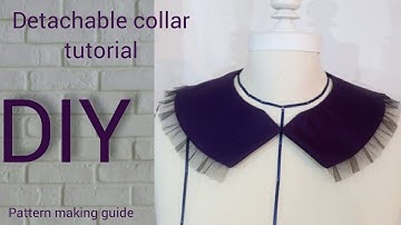 diy, How to make detachable collar! tutorial 16 (pattern)