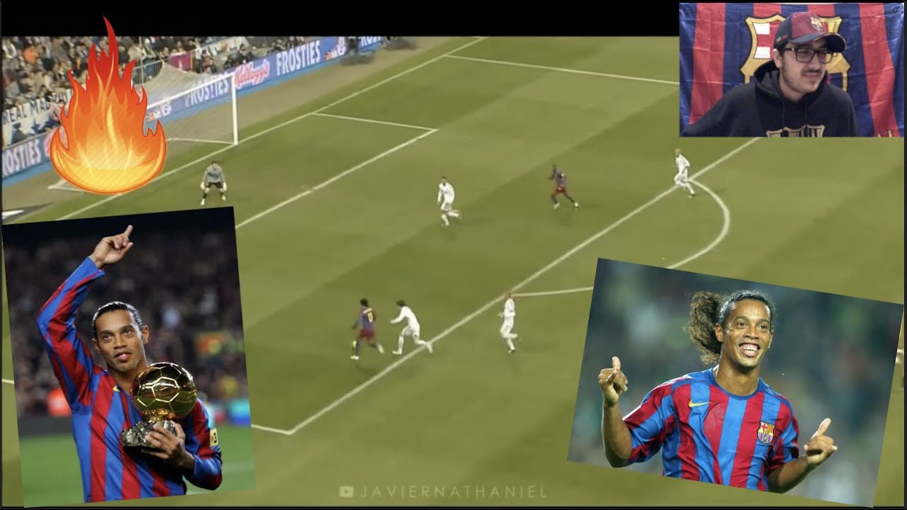 BARCA FAN REACTS TO Ronaldinho - Football's Greatest Entertainment