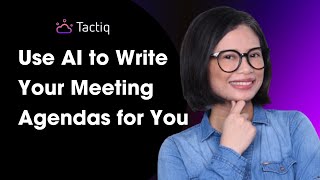 Use AI to Write Your Meeting Agendas