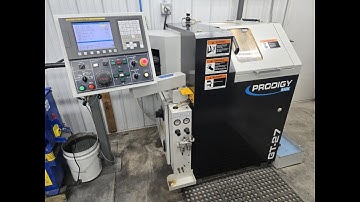 SNK Prodigy GT-27 CNC Gang Tool Lathe, Fanuc Series Oi Control,  C-Axis Programmable Spindle