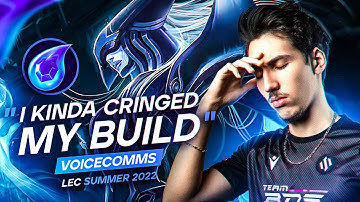 54MIN BANGER - GAME OF THE SPLIT?? | #LEC 2022 VOICE COMMS WEEK 2