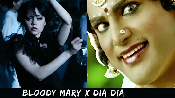 Lady Gaga - Bloody Mary X Dia Dia Mashup - DJ SUMAN #wednesdayaddams    REELS VIRAL