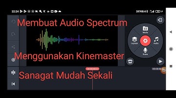 Cara Membuat Audio Spectrum ke Video menggunakan Kinemaster|Tutorial Kinemaster