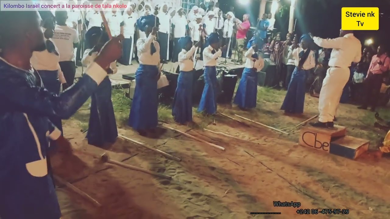 KILOMBO ISRAËL concert a la PAROISSE de tala nkolo partie 2 .. Brazzaville