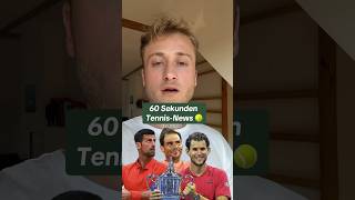 60 Sekunden Tennis-News jetzt wöchentlich 🎾 #tennis #atp #alcaraz #nadal #breakpoint #sinner