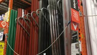 Build Back Better "GREAT RESET" Home Depot Has NO 8ft Galvanized Metal Roof Panels (Oct 2021)