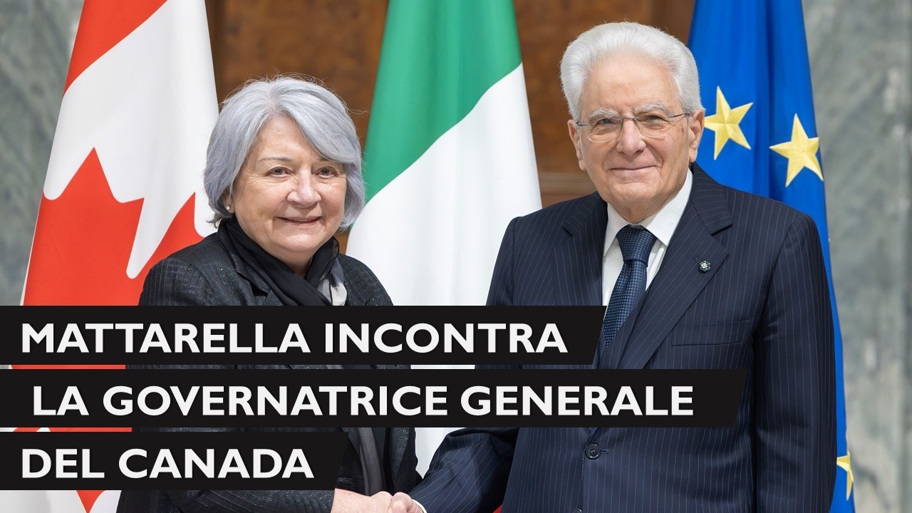 Il Presidente Mattarella incontra la Governatrice del Canada