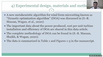 IMCES 2020 Paper Id 191 Video Presentation
