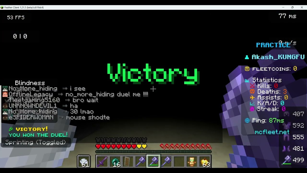 ⚔️ MCFleet • Mace PvP
