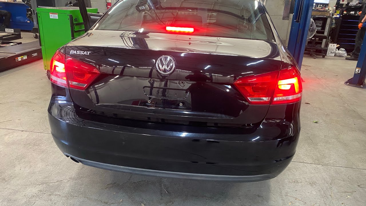 VW brake lights are staying on. YouTube
