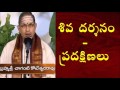 Siva Darshanam - Pradakshinalu Imporatance by Sri Chaganti Koteswara Rao...