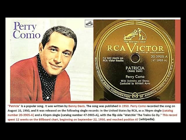 Perry Como - Patricia
