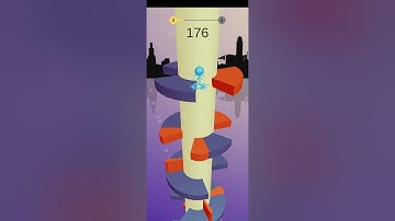 HELIX JUMP Level 16 Third Try! Game by voodoo