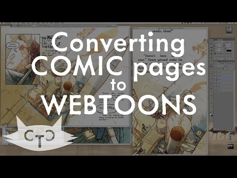 Converting comic pages to Webtoons.com format