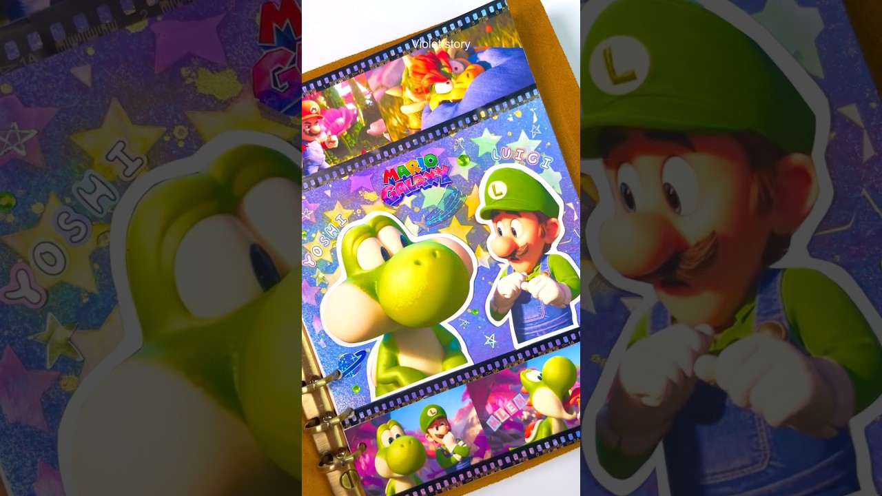 Journaling 다꾸 | The Super Mario Galaxy Movie : Yoshi & Luigi 슈퍼 마리오 갤럭시 : 요시 & 루이지 | Scrapbooking