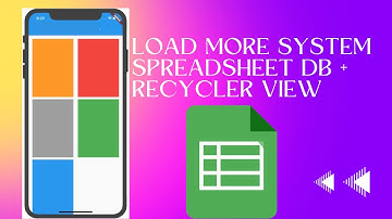 Google spreadsheet database load more system with RecyclerView in niotron