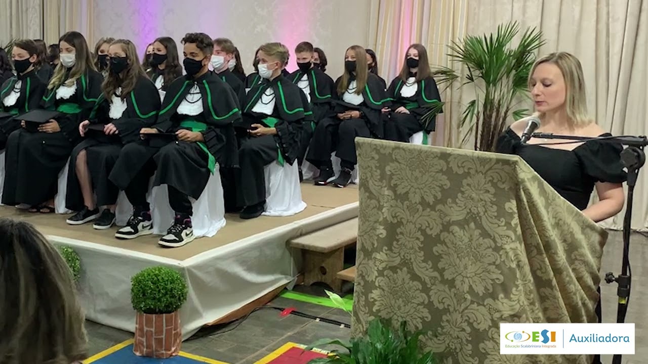 Formatura do 9° ano do Ensino Fundamental II - 2021.