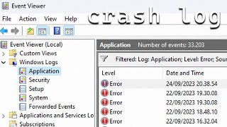 How to Quickly Check the Crash Log on Windows 11 screenshot 3