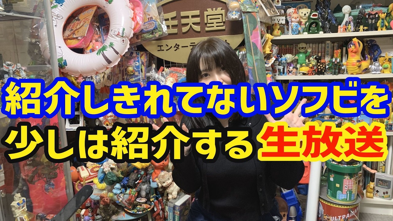 Special Live Stream] I'll introduce some of the soft vinyl figures