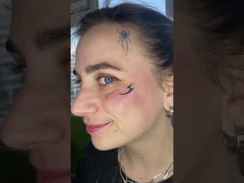 Under Eye Small Face Tattoo