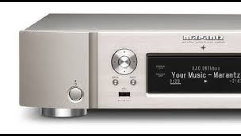 Network audio  player Marantz NA 6006 Unbox+test