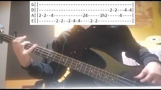 Video thumbnail of "Los Secretos - Pero a tu lado || Bass Cover With Tabs"