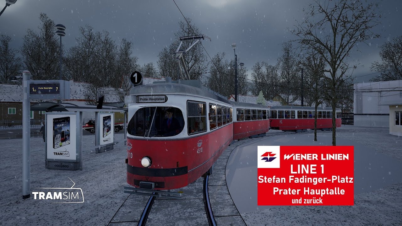 TramSim Vienna | Frühschicht auf Linie 1! E1 mit Franz Kaida!