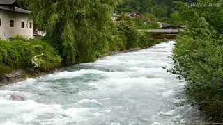 4k UHD Aurino River Flowing Sound, White Noise, Sleep Sounds, River Sounds for sleep, meditation.