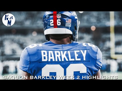 Saquon Barkley Week 2 Highlights ᴴᴰ || Giants vs Cowboys || 9/16/18