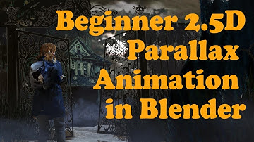 Parallax 2.5D Animations in Blender for Beginners