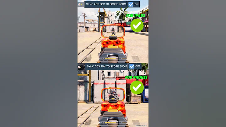 ✅Best Aim Setting Sync Aim FOV To Scope Zoom in COD MOBILE #shorts #trending #codm