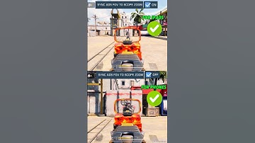 ✅Best Aim Setting Sync Aim FOV To Scope Zoom in COD MOBILE #shorts #trending #codm