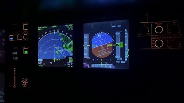Flying ILS raw data on Airbus A321 (Instruments view)