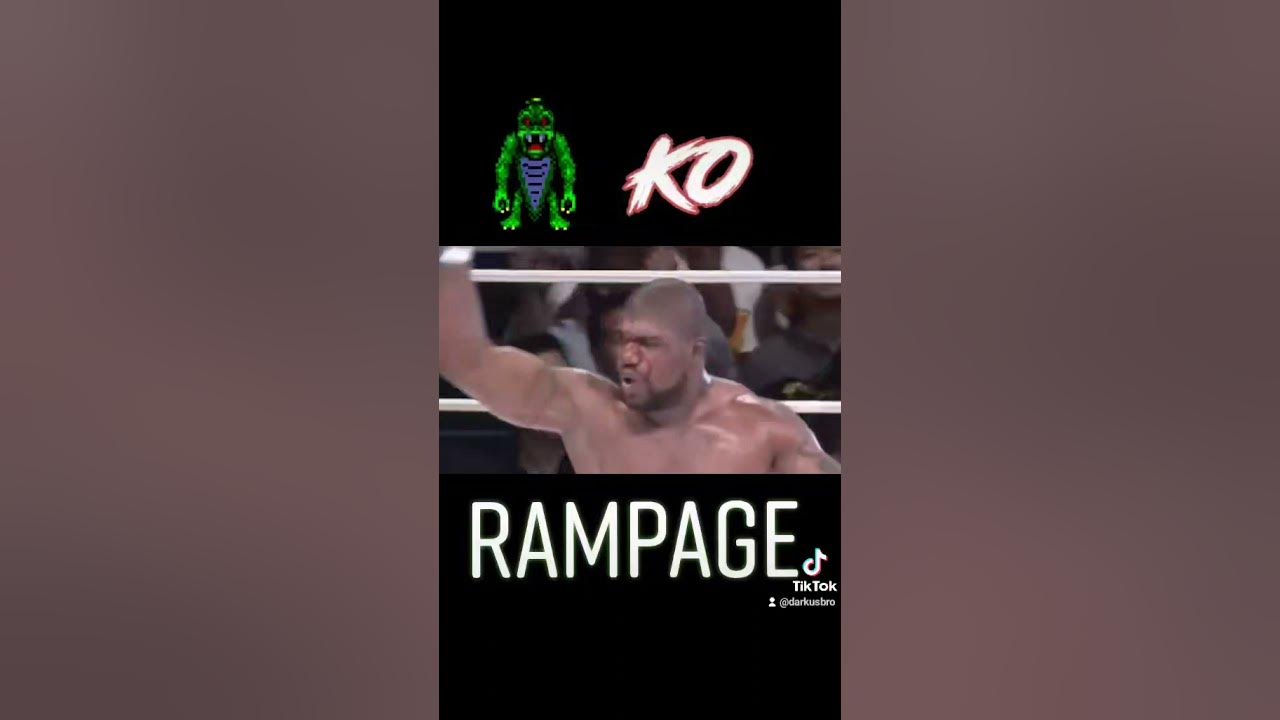 Quinton "Rampage" Jackson SLAMS Ricardo "Black Tiger" Arona YouTube