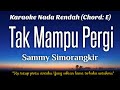 Sammy Simorangkir - Tak Mampu Pergi Karaoke Lower Key Nada Rendah HD HQ -3
