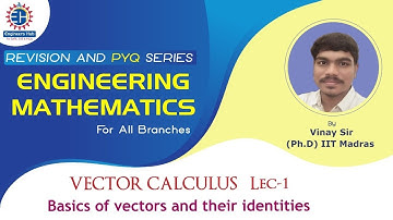 Vector Calculus || Lec 01 || PYQ Series