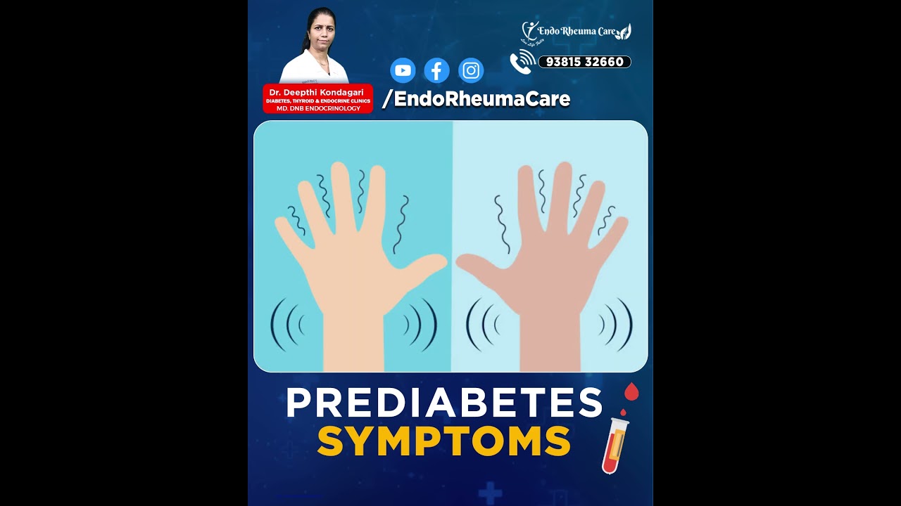 Prediabetes Symptoms | Dr Deepthi Kondagari | Best Diabetes Doctor in Hyderabad