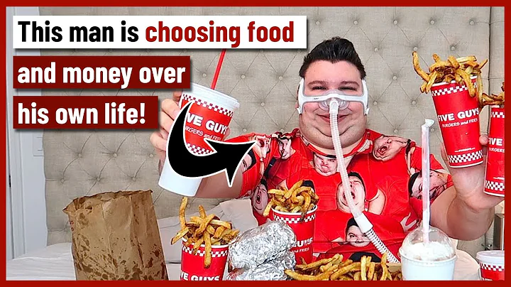 This man is choosing food over his own life!