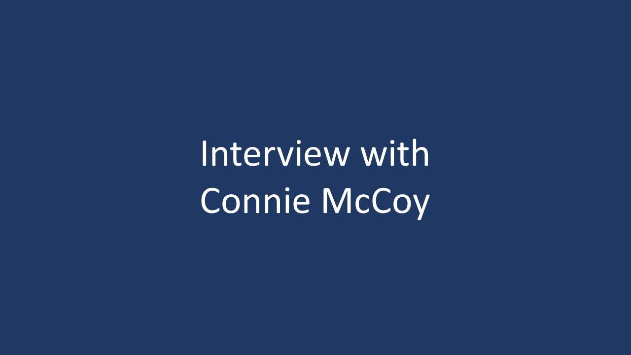 Connie McCoy Interview YouTube connie-mccoy-interview-youtube