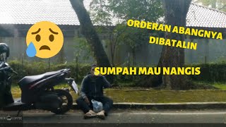 PRANK OJOL CANCEL ORDERAN, ABANG OJOL NYA NANGIS - PARODI