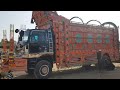 Hino 7C Truck with Pakistani Truck Art | Truck Decoration Pakistan | Truck Video | Pakistani Trucks