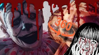 360 Video ⚡  360 video Clowns 🤡 Immersive VR Horror Experience 🪓