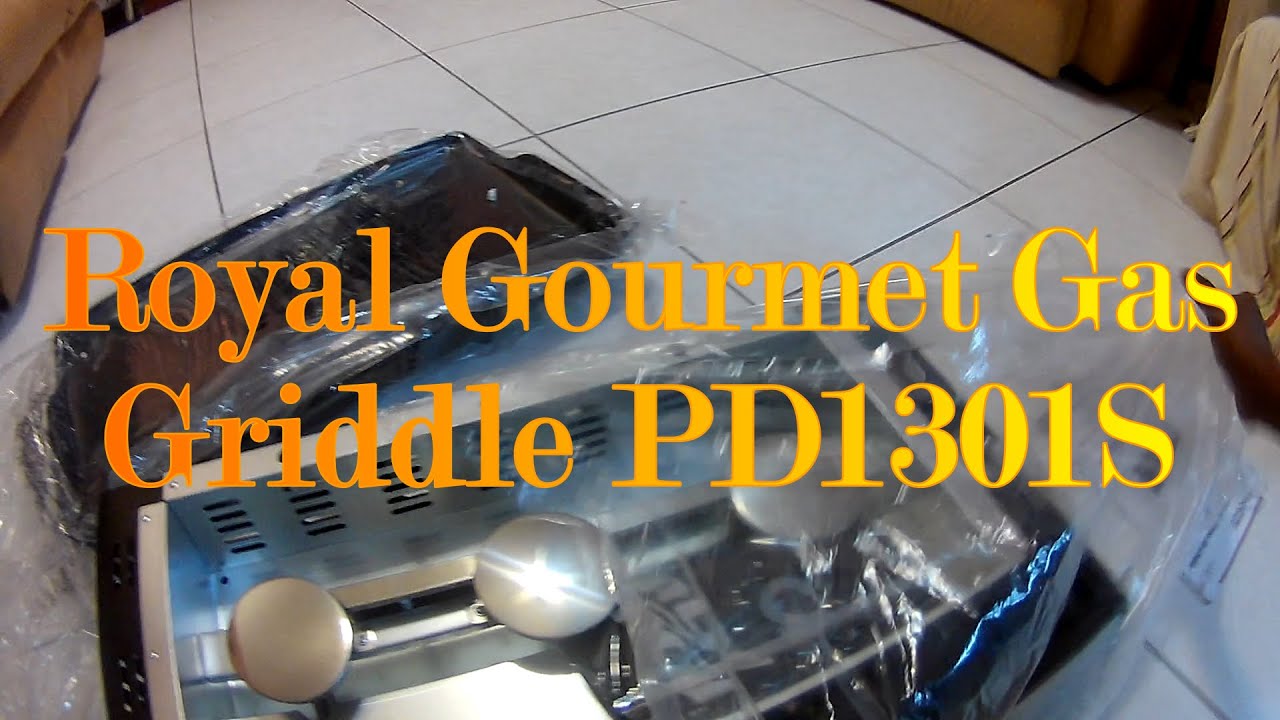 Royal Gourmet Griddle PD1301S1 Unboxing and Assembly YouTube