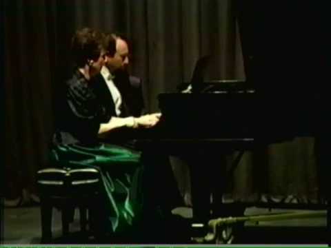 Judith Burganger & Leonid Treer Play Marche Milita...