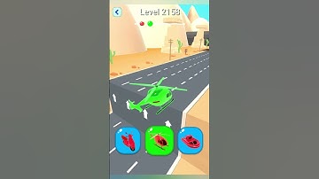 Shape Shifting 2 GAMEPLAY Level No -2158 Walkthrough - New Update Car Racing #Shorts #ShapeShifting